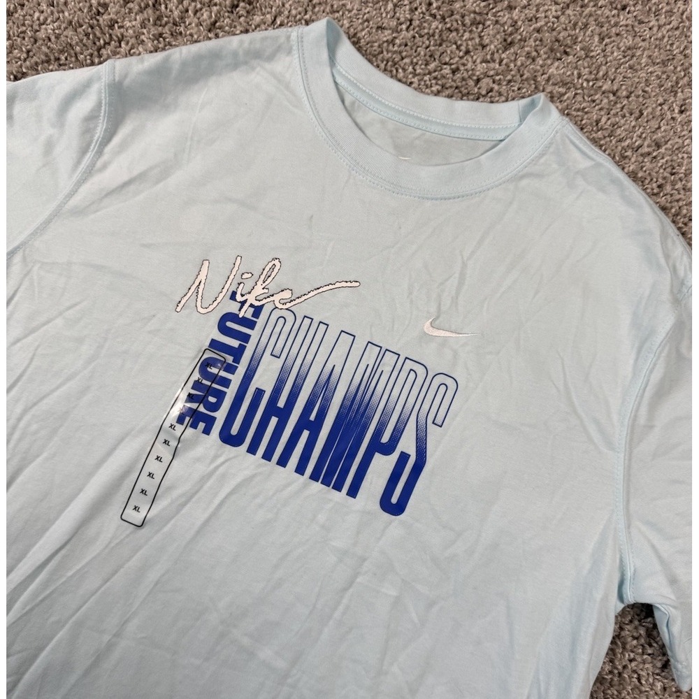 NEW Nike Boys‎ Future Champs Tee Tshirt Dri Fit Athletic XL Read